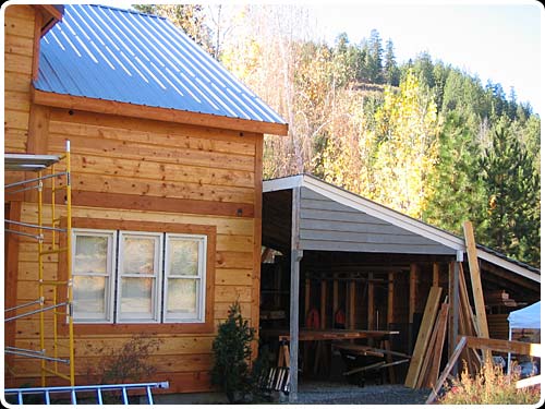 large image of the port orford tongue and groove siding installation