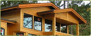 port orford cedar tongue and groove siding and post and beams