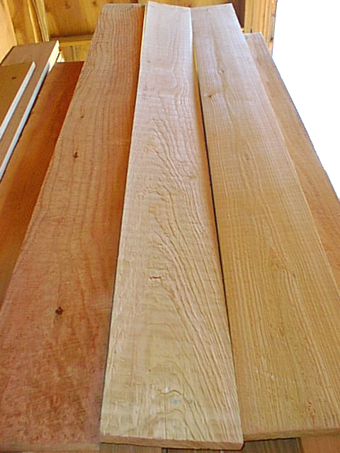 Bear Creek Lumber Western Red Cedar Boards Rough Cut