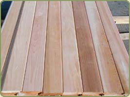Bear Creek Lumber Western Red Cedar Paneling And