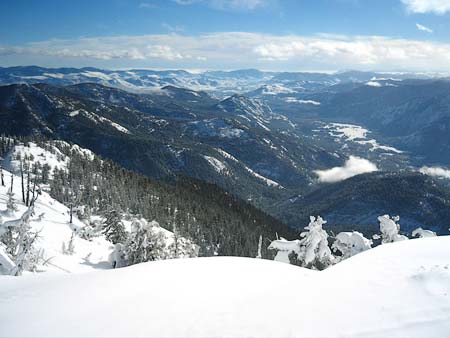 upper methow valley in the winter