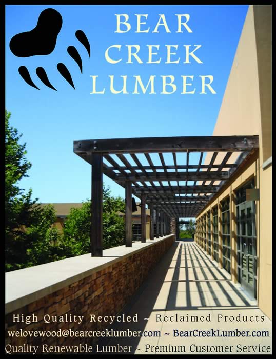 BEAR CREEK LUMBER PRINT ADVERTISING ARCHITECTURAL RECORD