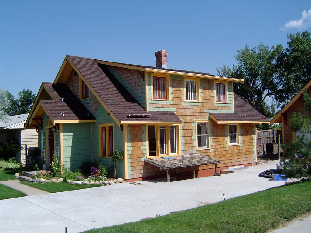 Homebuilding Progress Picture of Cedar Siding