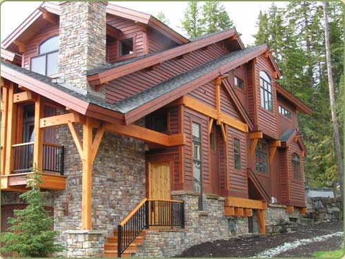 Red Cedar Siding On An Energy Efficient Home