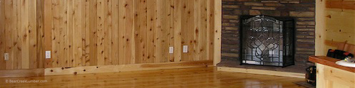 Ponderosa Pine Paneling and Flooring