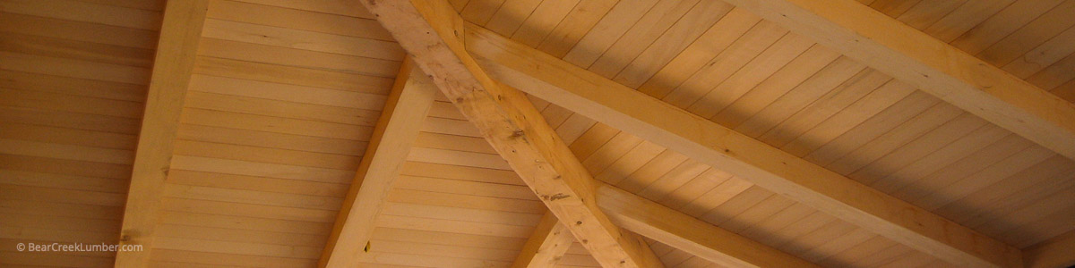 Yellow Cedar Exterior Soffits