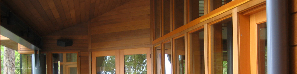 Western Red Cedar Siding, Soffits, Decking, Trim and Windows