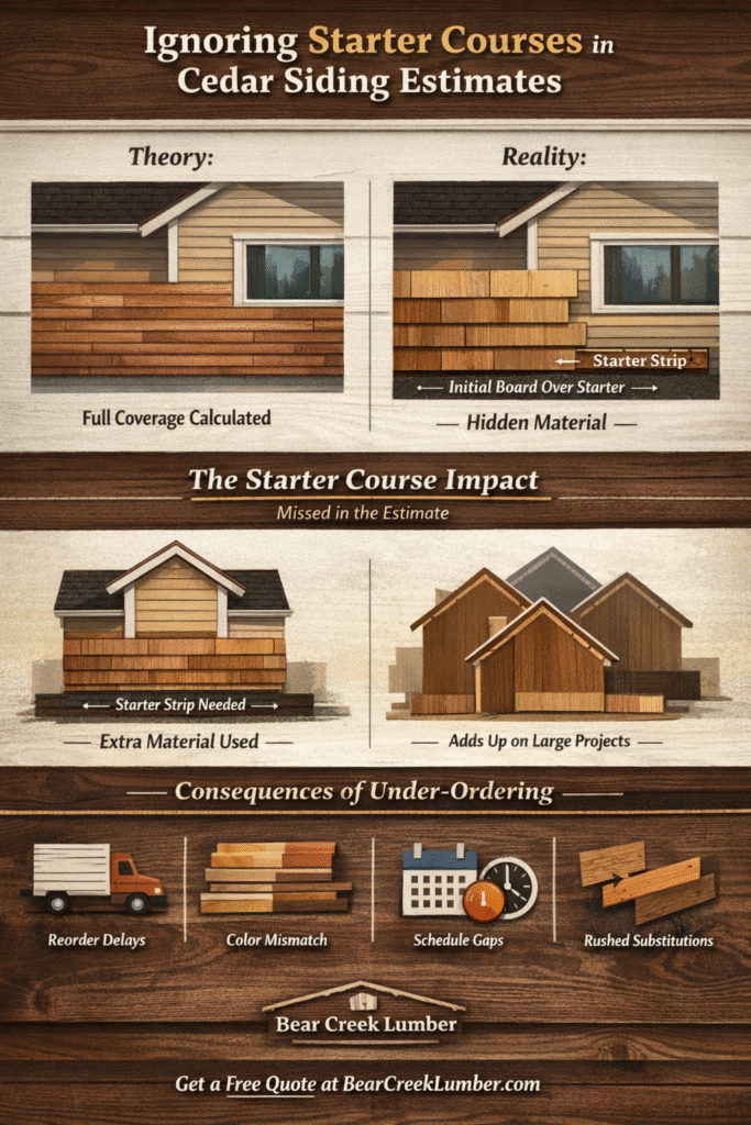 The starter course impact on product estimates