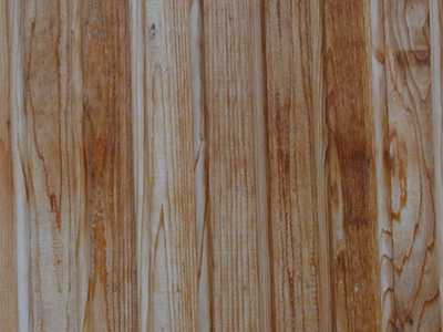 Weathered Western Red Cedar Channel Lap Siding Without Stain