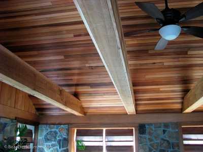 Western Red Cedar Ceiling Paneling