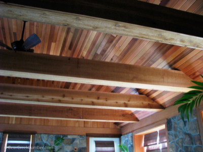 Western Red Cedar Ceiling Paneling